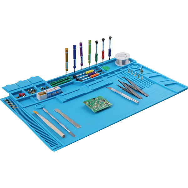 Tapis de travail d'isolation thermique ESD, Station de soudage BGA résistante à la chaleur, tampon isolant de réparation, plate-forme d'entretien