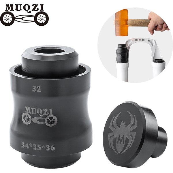 MUQZI outil d'installation de joint anti-poussière de fourche de vélo pour 32mm 34mm 35mm 36mm diamètre de tuyau outil de pilote de joint d'huile de fourche de Suspension