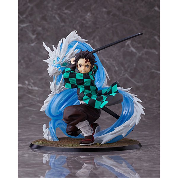 Anime Demon Slayer Water Breath Ver, Kimetsu No Yaiba, Tanjiro Kamado Statue de figurine d'action en PVC, jouets modèles à collectionner, cadeaux de beurre