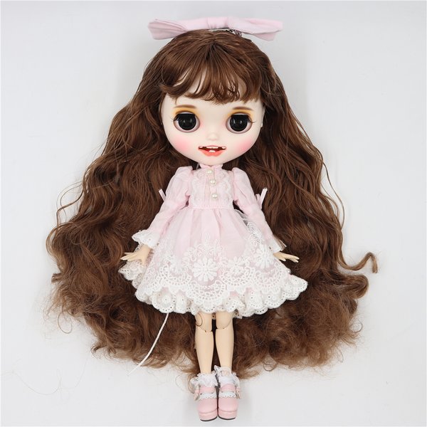 ICY DBS – poupée Blyth Licca, corps en dentelle, nœud papillon, rose, vert, costume de princesse, tenues Anime