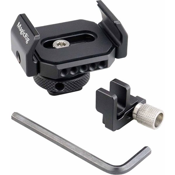 MAGICRIG SSD Mount Holder for External SSD with Cold Shoe , for Samsung T5 /T7 / T9 SSD, for BMPCC 4K / 6K / 6K Pro Camera Cage
