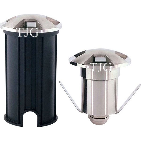 New type 3W 5W LED Underground light IP68 AC85-265V DC12V Outdoor Recessed Deck Light 1/2/3/4 side Garden Lamp Sidewalk Lighting