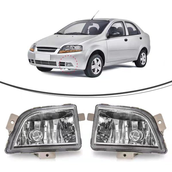 2PCS Fog Light for Chevrolet Aveo Chevy 2004 2005 2006 2007 Bumper Lamp Driving Front Headlights