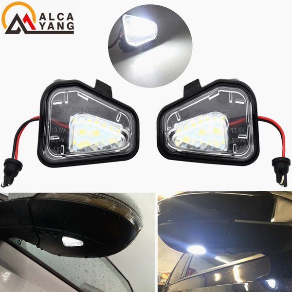 Module de lumières de flaque Led blanches SMD, 2 pièces, lampes de rétroviseur latéral pour VW Passat CC Passat B7 Scirocco MK3 Jetta MK6 EOS CC 11 – 2019