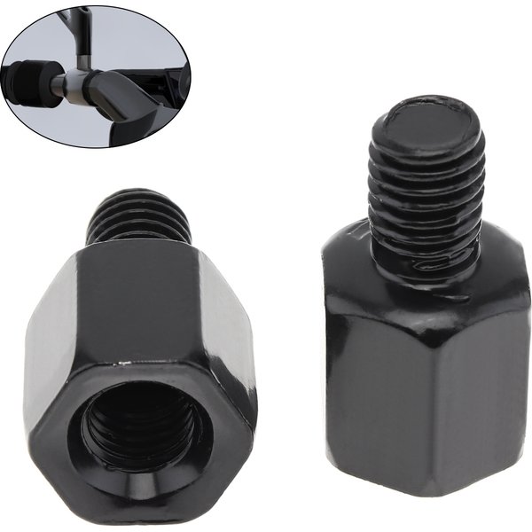 2 stücke Motorrad Spiegel Schraube Adapter M10 M8 8mm 10mm Rechts Links Hand Gewinde Umwandlung Motorrad Rückspiegel bolzen Schraube