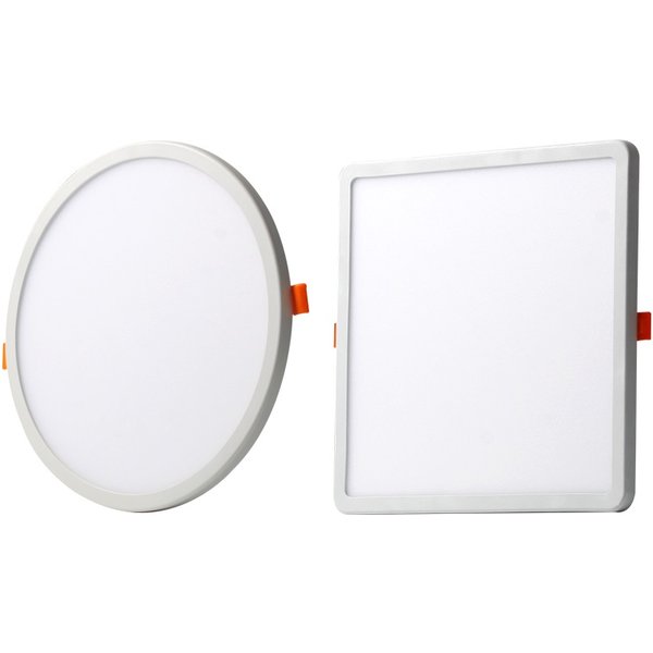 Panneau lumineux LED ultra-mince Surface Downlight 6W 8W 15W 20W 110V220V panneau lumineux rond carré blanc/chaud intérieur chambre lumière LED
