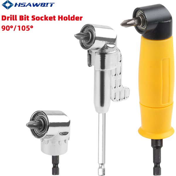 Embout hexagonal réglable, Angle de 105/90 degrés, support de douille, adaptateur, forets d'angle, tournevis magnétique, douille d'outil