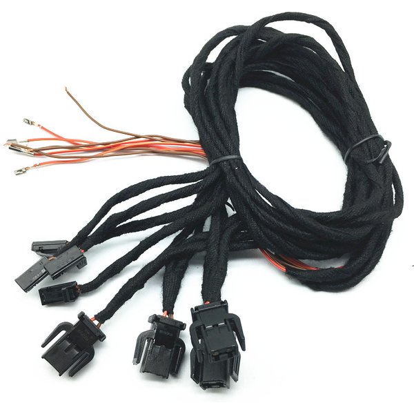 Auto-Innenraum-LED-Türbeleuchtung, Warnleuchte, Willkommenslampe, Kabelstecker für Audi A1 A2 A3 A4 B7 B8 A5 A6 C6 C7 A7 A8 Q3 Q5 Q7