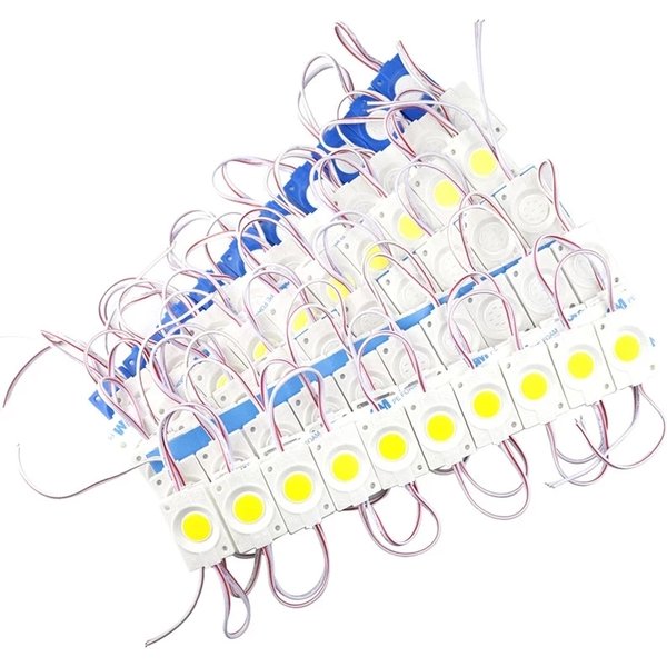 10 teile/los Neue 2,4 W/teile injektion COB LED Modul mit objektiv DC12V werbung licht, Led-hintergrundbeleuchtung Für Kanal Buchstaben