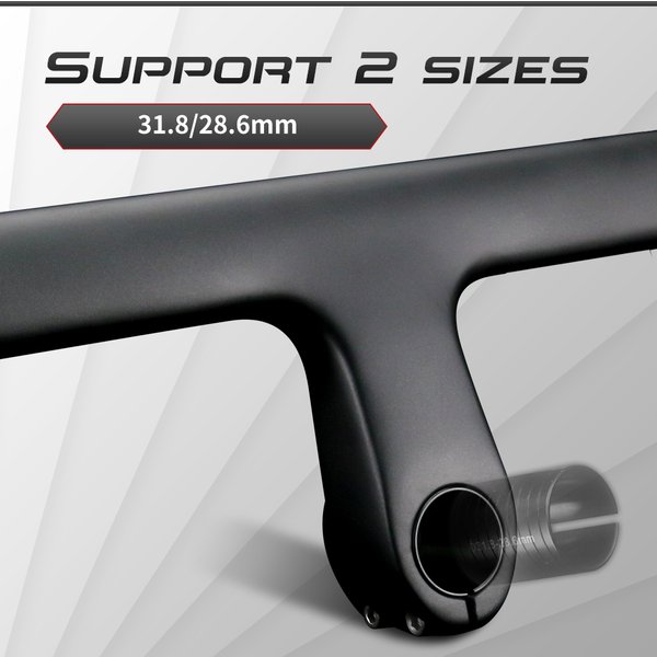 RXL SL Integrierter Carbon-Lenker OD2 28,6/31,8 mm Rennrad-Drop-Lenker Interne Führung Rennrad-Lenker