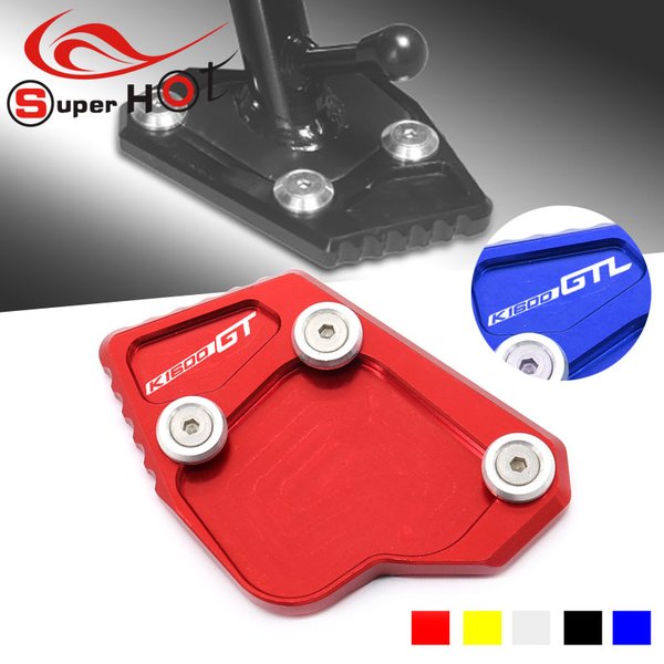 Pour BMW K1600GT K1600GTL K1600GA K1600B 2011-2022 béquille de moto pied support latéral agrandisseur plaque béquille agrandir Extension