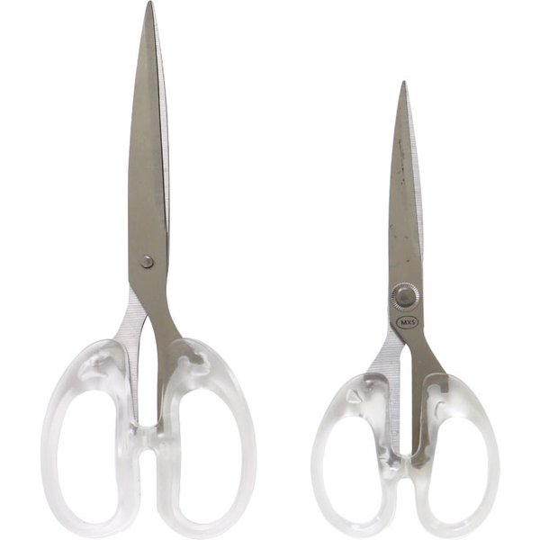 Ciseaux de papeterie à poignée transparente, simplicité, ameublement de maison pour beaux-arts, décor doux, outils de coupe pour Journal, fournitures de bureau