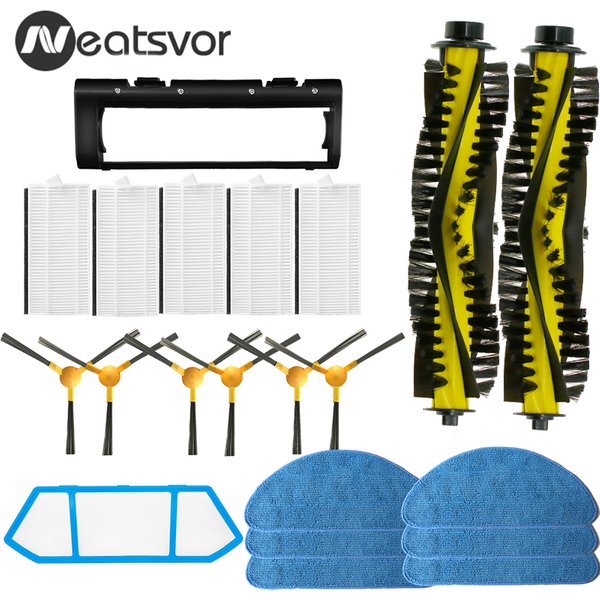 Filtre Hepa, brosse principale pour aspirateur Neatsvor X500 X520 X600 Pro Tesvor X500 T8 S6 Ikhos, créer NetBot S15, pièces de rechange