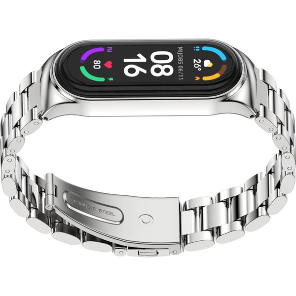 Strap for Mi Band 10 9 8 7 6 5 Metal Correa Mi Band 9 Bracelet Opaska Mi Band 8 Wristband Pulseira Miband 7 Watch Band NFC
