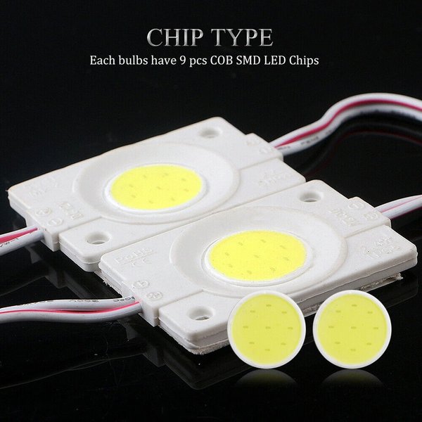 10pcs/lot New 2.4W/pcs injection COB LED Module with lens DC12V advertising light,Led Backlight For Channel Letters