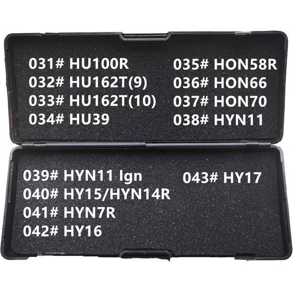 31-43 LiShi 2 en 1 HU100R HU162T9 HU162T10 HU39 HON58R HON66 HON70 HYN11 HY15 HYN7R HY16 HY17 outils de serrurier pour tous les Types