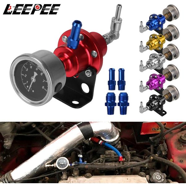 Kit de jauge universel en aluminium pour voiture Sotchi, pression de carburant réglable, accessoires de voiture, réaménagement de véhicule, chargeur Smile