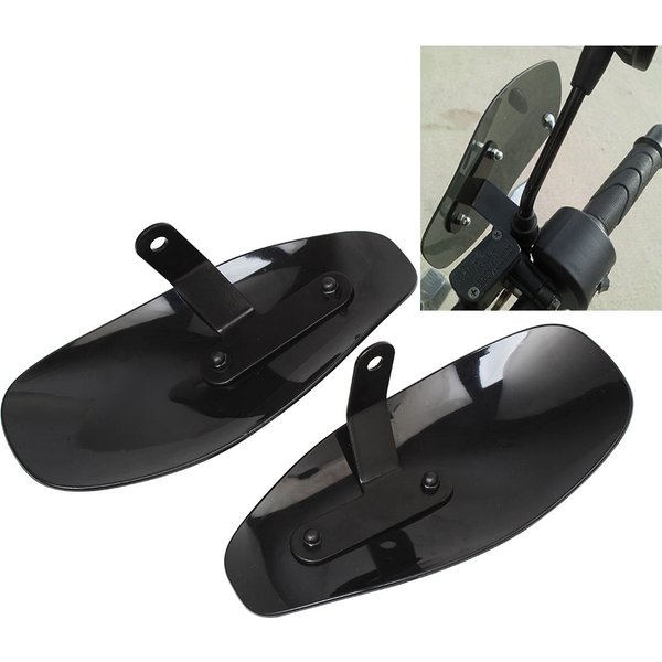 Universal Motorcycle Black Handlebar Hand Guard Handguard Wind Protector Shield For Harley XL 883 Honda Yamaha Suzuki BMW