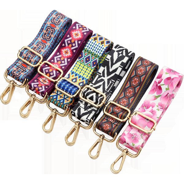36 Farboptionen Regenbogen-Taschenriemen für Damen Schulter-Handtasche Messenger-Gurt für Taschenzubehör Henkel Crossbody Damentaschen