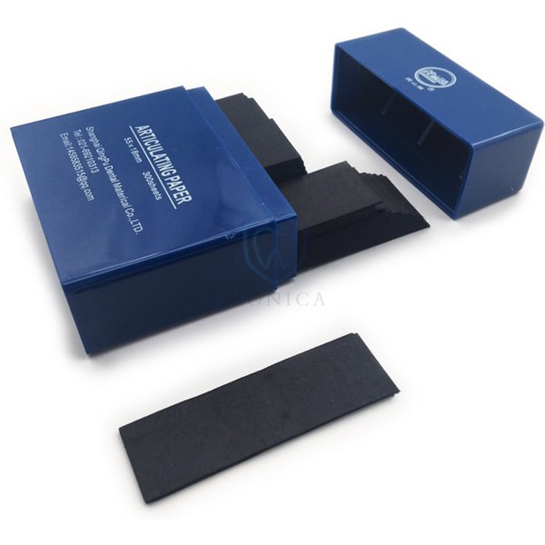 JNSUR Dental Artikular Papier Streifen 300 blätter/paket Zahnmedizin Materialien 55*18mm Artikulation Papier Zahnmedizin Chirurgie Dental werkzeug