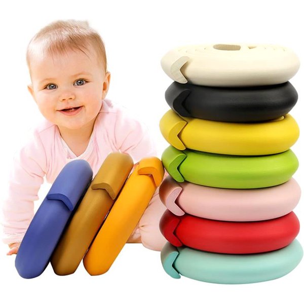 Bande de Protection de bord de Table de bureau de sécurité pour bébé, 2M, en forme de L, Protection pour enfants, Angle de bord de pare-chocs, bande Anti-collision pour la maison