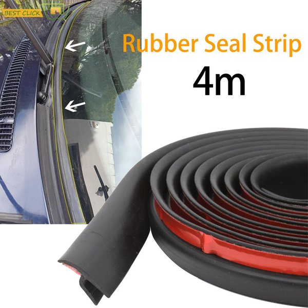 4m H-Type Universal Car Rubber Seal Strip For Honda Audi Benz Buick VW Skoda Mazda Ford Toyota Kia BMW Windshield Trim Dustproof