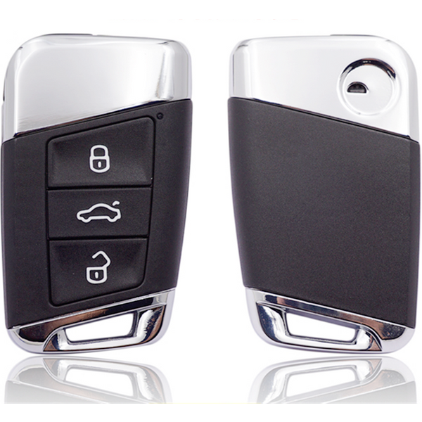Remote Key Shell Für Volkswagen VW Magotan Passat B8 Golf Für Skoda Superb Kodiaq A7 Uncut Klinge Fob Ersatz Auto Zubehör