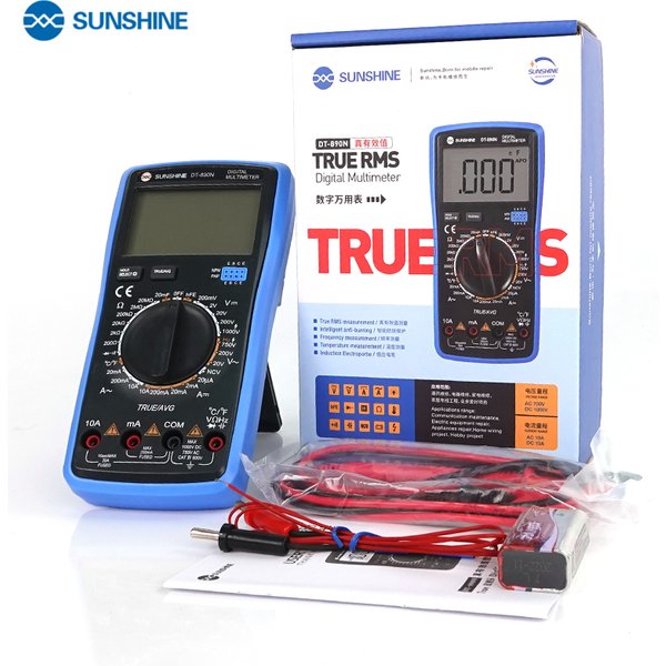 StalSHINE DT-890N Multimètre Numérique Transistor puzzles itor Testeur AC/DC Tension et Courant 02/10/2018 Measuremen Mètre Testeur