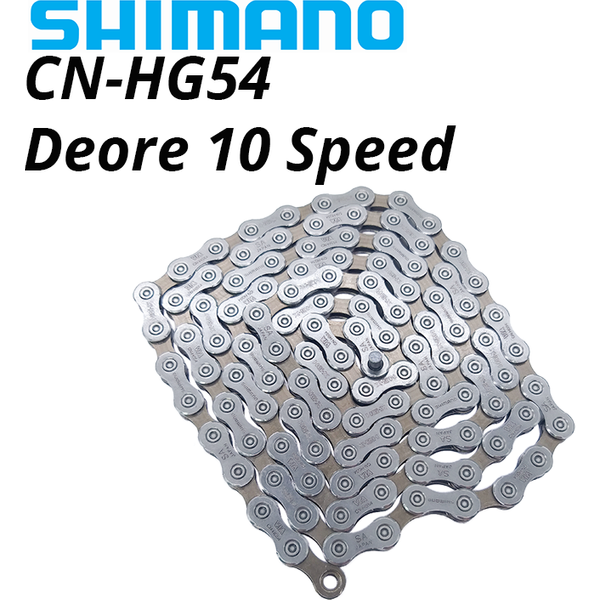 Shimano Deore HG54 10-Gang-Fahrradkette MTB Mountainbike 10s Ketten HG-X HG-54 für Deore m591 m610 m670 m6000 System