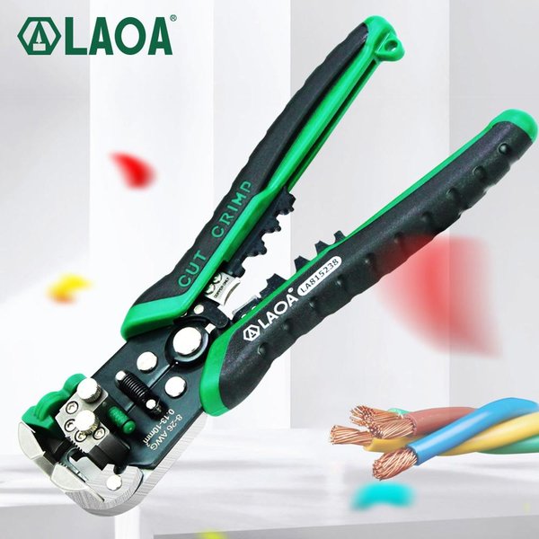 LAOA-Pince coupante automatique pour électricien, dénudeur de fil, outils de sertissage, fabriqué à Taiwan, Chine