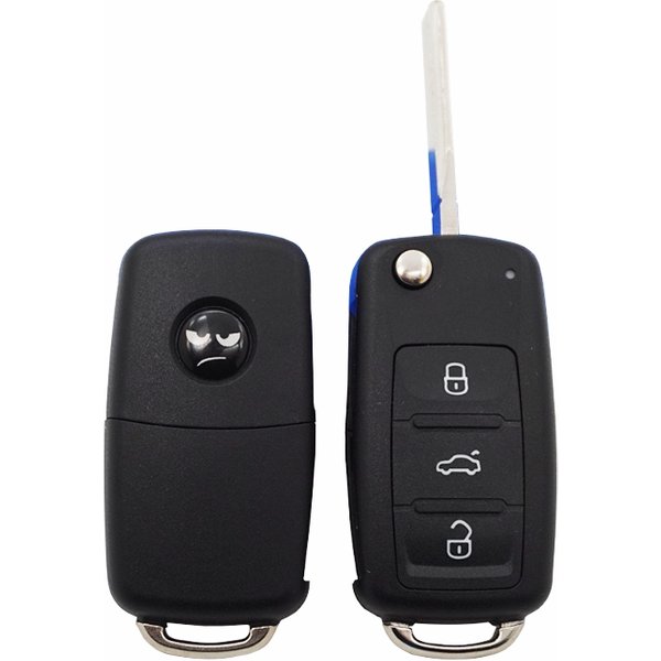 Xinyuexin 2/3 Taste Flip Remote Auto Schlüssel Shell für VW Polo Golf MK6 Tiguan Touareg 202AD für Skoda Rapid Octavia für SEAT Leon