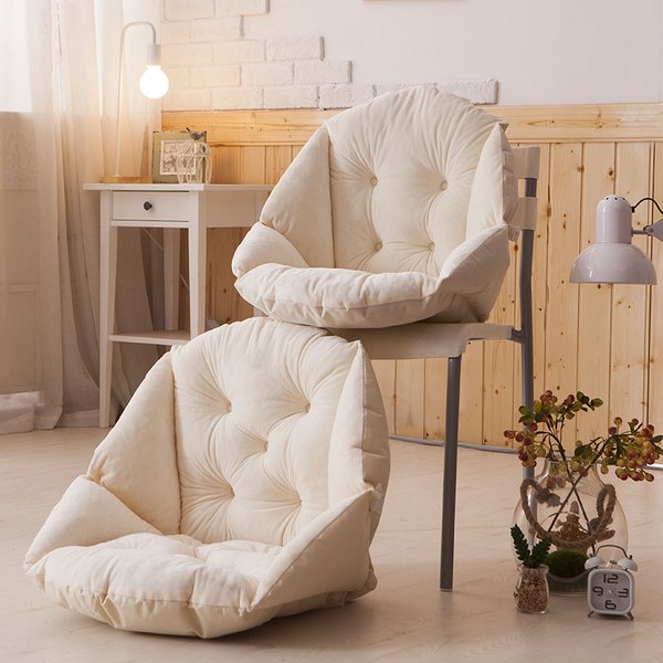 Coussin de siège pour chaise de bureau, décoration de fauteuil, oreiller de dossier pour la maison