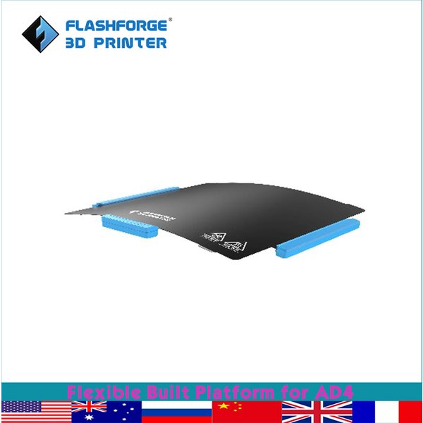 FLASHFORGE Flexible gebaute Plattform für Adventurer 4-Druckbett, 3D-Drucker-Teile, Ersatzzubehör