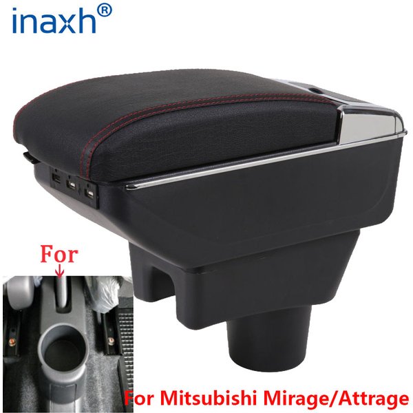 Accoudoir de voiture pour Mitsubishi Attrage Mirage Space Star, boîte de rangement, pièces de rénovation, accessoires de voiture