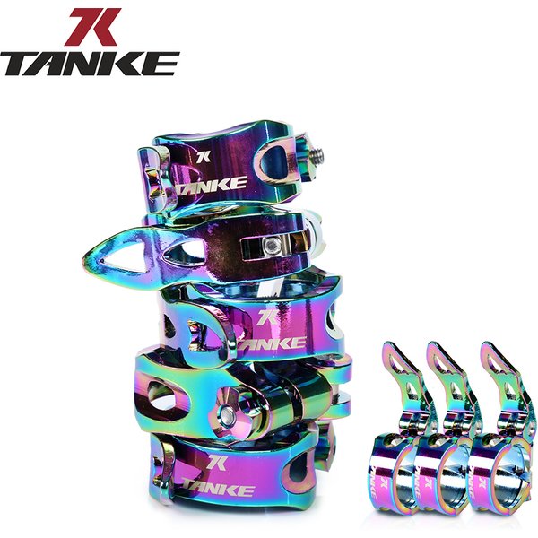 TANKE – pince de tige de selle de vélo en alliage d'aluminium, ultra légère, à dégagement rapide, engrenage fixe de route, pièces de VTT 31.8mm 34.9