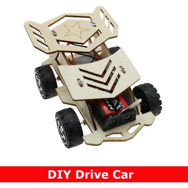 RC Four-wheel Drive Car Materials Creative DIY Science Experiment Model Kit Assemble Projects Teaching Education For Children