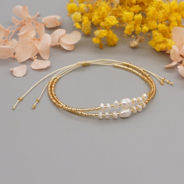 Go2boho Miyuki Dünne Armbänder Für Mädchen Süßwasser Perle Armband Für Frauen Schmuck Bijoux Femme Einstellbare Einfache Pulseras Geschenk