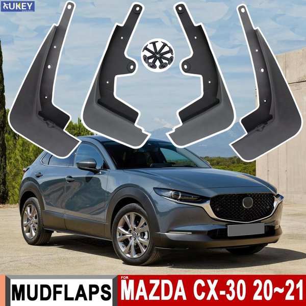 4x Auto Schmutzfänger Wachen Für Mazda CX-30 CX30 2021 - 2023 Schmutzfänger Spritzschutz Matte Schutz Kotflügel Auto Zubehör rad
