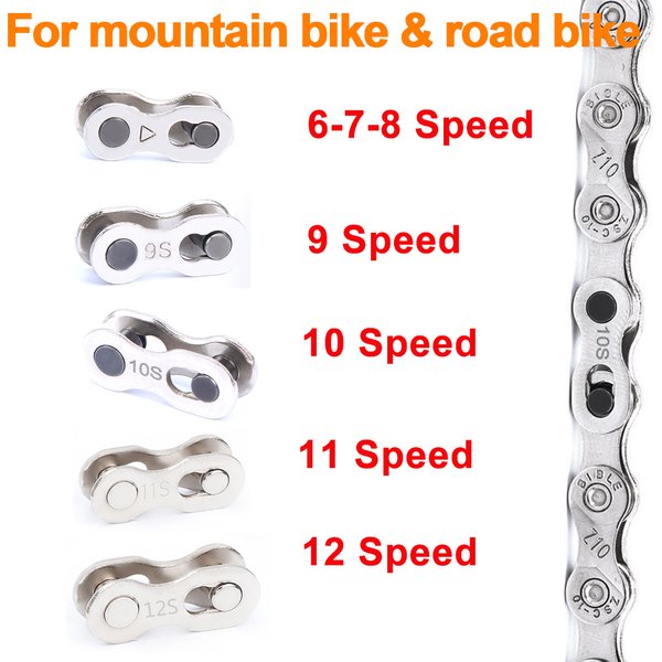 Bicycle Chain Connector Lock Quick Link Road Bike Buckle Joint Buckle Master Cycling Parts 6/7/8/9/10/11/12 Speed