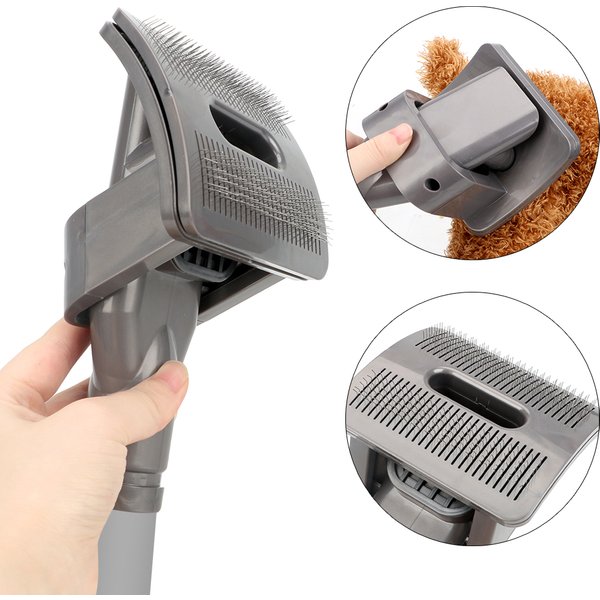 Pet Fur Hair Vacuum Groomer for Dyson Dog Cat Combs Clean Pets Hair Brush Vacuum Cleaner Grooming Tools Pet Products