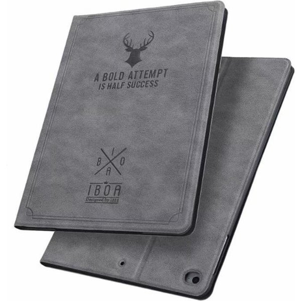 Étui de support intelligent tête de cerf vintage de luxe, housse en cuir pour IPad Air 3 4 9.7 10.2 10.5 Pro 11 pouces 10.9 I Pad Mini 5 4 2 1