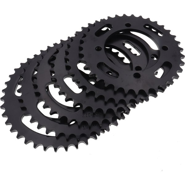 Pignon de pignon arrière pour moto RL, roues dentées, D343 Pit Bike, façades, 76mm, 420/428, 35T, 37T, 39T
