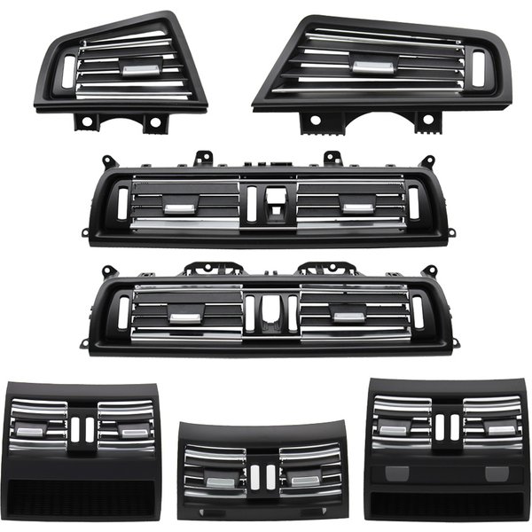 LHD RHD Autozubehör Chrom Air Vent Grille Outlet Cover Panel Ersatz für BMW 5er F10 F11 520 525 528 530 535