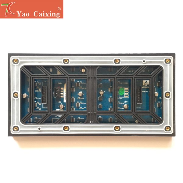 Panneau d'affichage LED matriciel RGB YCX P4 extérieur 256x128mm, 64x32 pixels