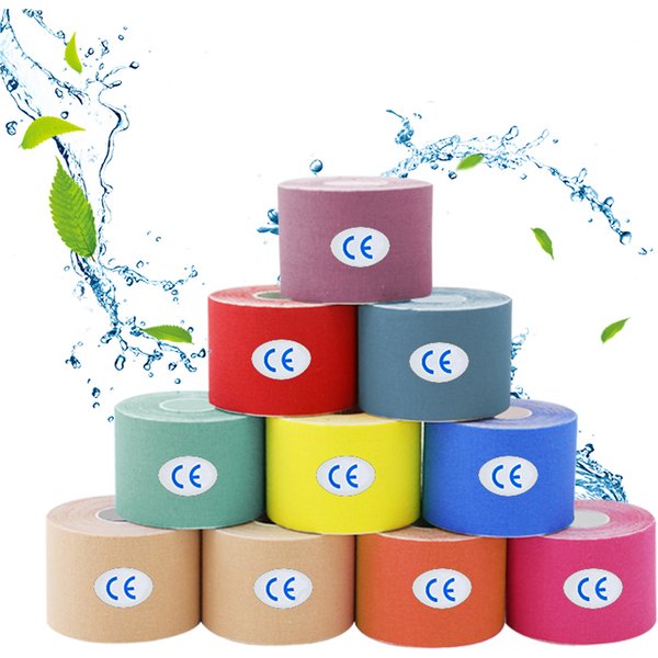 Kinesiology Tape Gym Fitness Bandages Sports Elastic Breathable Cotton Adhesive Tension Injury Boxing Knee Muscle Pain Relief