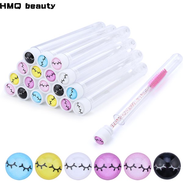 Reusable Eyebrow Brush Tube Disposable Eyelash Brush Eyebrow Brush With New Eelash Resin Drill Replaceable Makeup Brushes