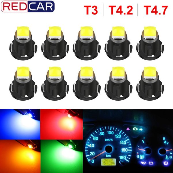 10 stücke T3 LED 3030 SMD Led-lampe T4,2 T4,7 Anzeige Glühbirne Auto Dashboard Warnung Anzeige Licht Instrument Lampe auto Lampe