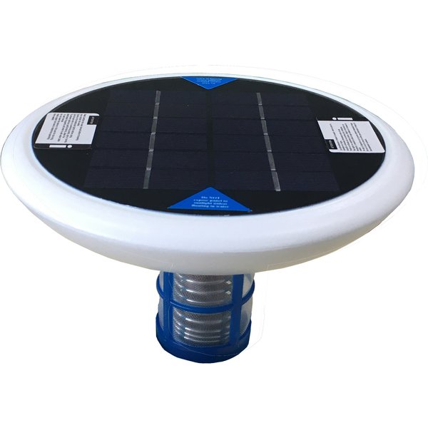 Solar Pool Ionisator Wasserfilter Reiniger 85% weniger Chlor verhindern Algen halten Pool klar bis zu 15.000 Gal