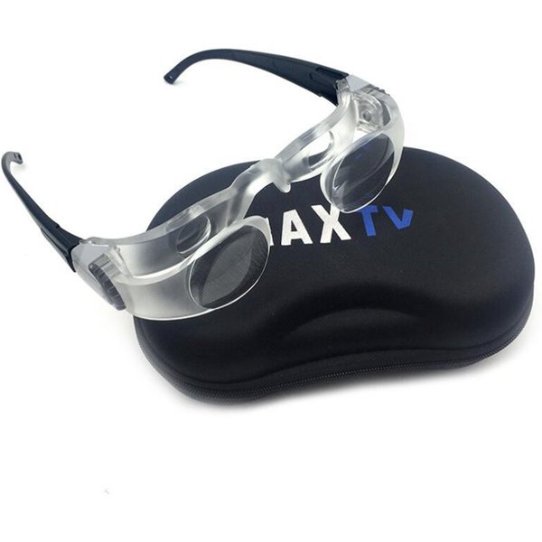 2.1X Max TV lunettes loupe lentille avec dioptrie + 3 binoculaires téléphone portable loupe avec support pour téléphone pour écran TV montre