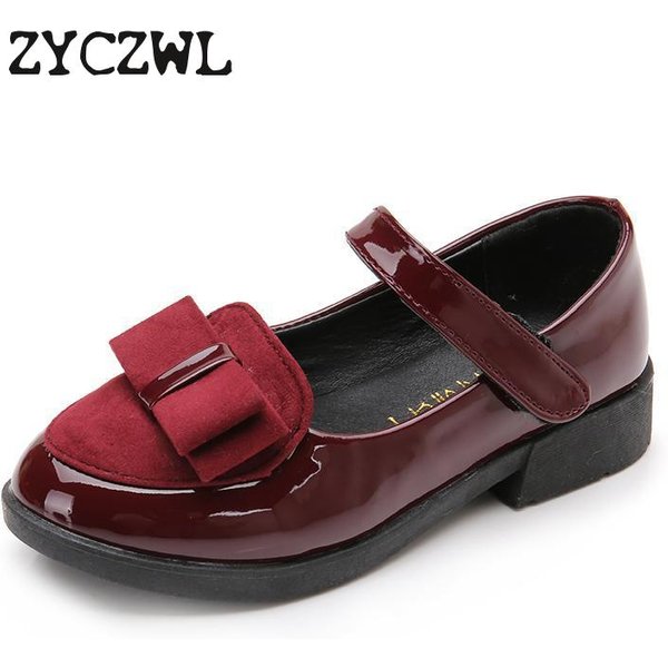 Chaussures en cuir pour filles, robe de mariée, chaussures d'école de princesse, sandales d'été noires avec nœud papillon pour étudiantes, mode coréenne